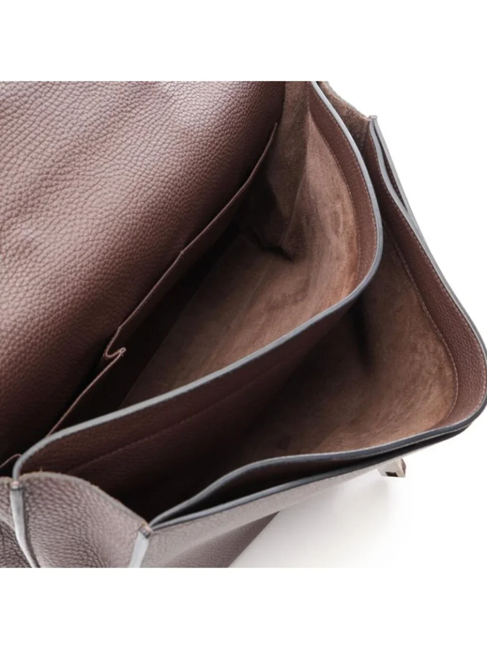Hermes Business Bag Sac a Depeches 41 Chocolat Leather
